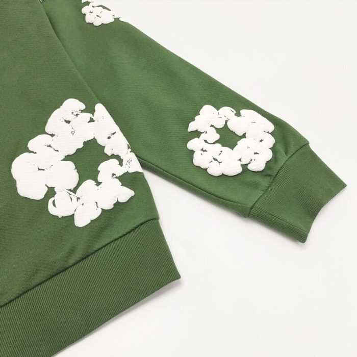 Hoodie Denim Tears The Cotton Wreath Green - Image 5