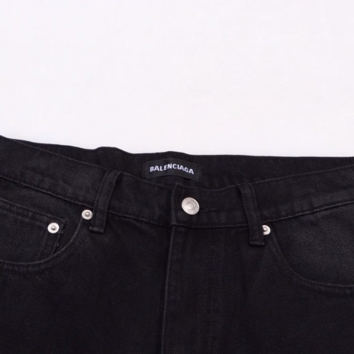 Jeans Balenciaga BB Logo Blue BL047 - Image 5