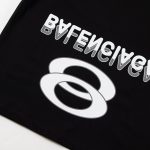 T-shirt Balenciaga Paris Double Rings Logo Black BL051 - Image 5