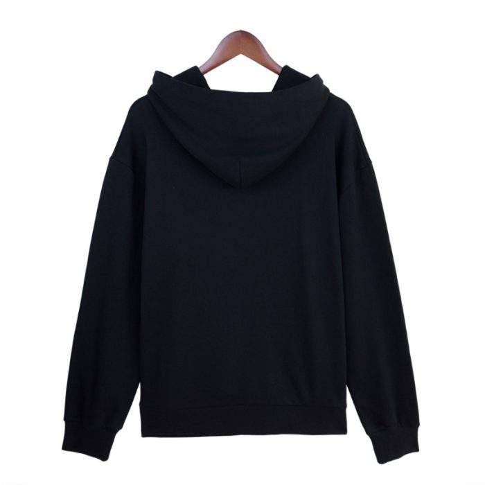 Hoodie Denim Tears Monogram Black Gold - Image 2