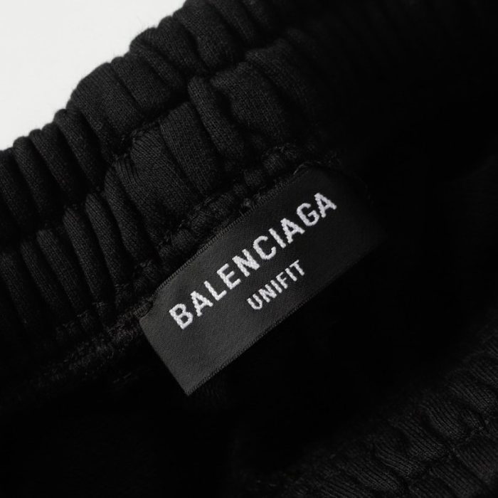 Shorts Balenciaga Logo Black BL022 - Image 7