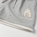 Shorts Balenciaga Logo Grey BL023 - Image 5