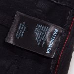 Jeans Balenciaga Signature Print Black BL028 - Image 7