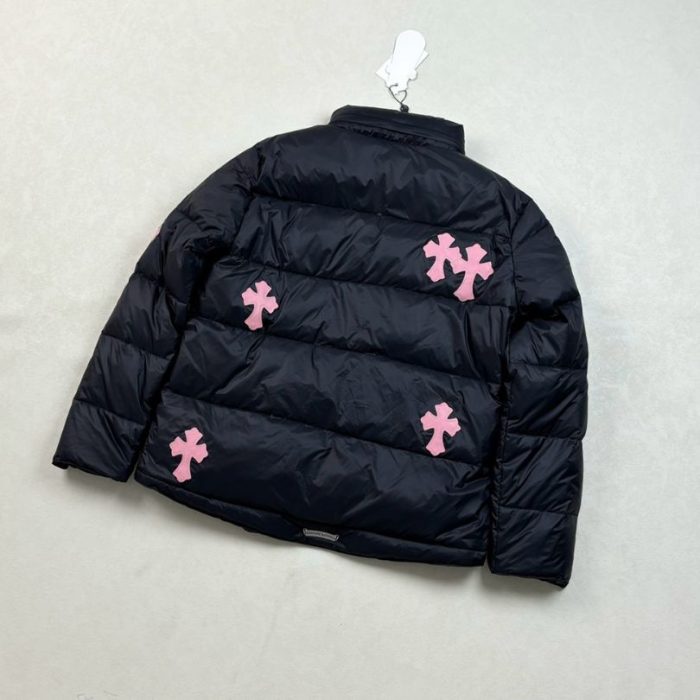 Jacket Puffer Chrome Hearts Black Cross CH080 - Image 5