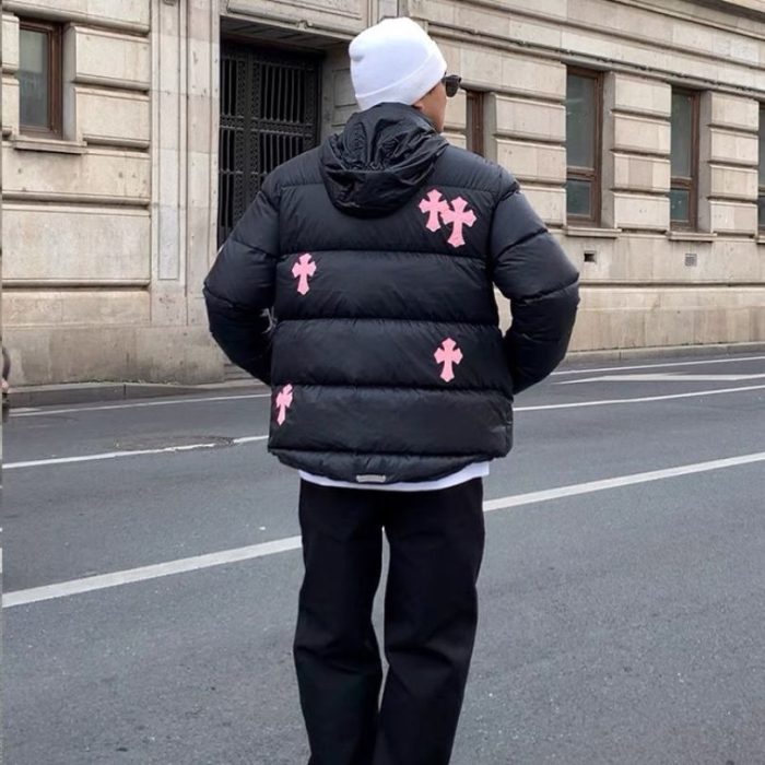 Jacket Puffer Chrome Hearts Black Cross CH080 - Image 13
