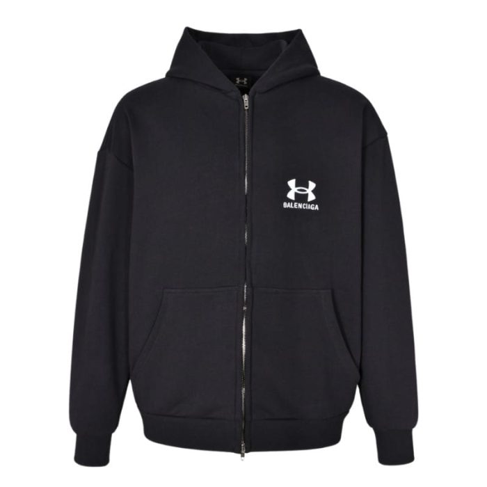 Set Balenciaga Logo Track Jacket and Hoodie BL078 - Image 3