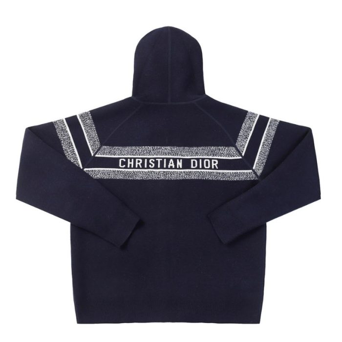 Hoodie Christian Dior Monogram Knit Jacket DO067 - Image 7