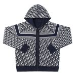 Hoodie Christian Dior Monogram Knit Jacket DO067 - Image 5