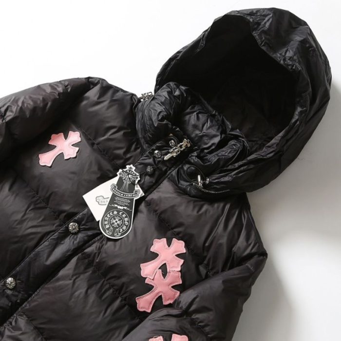 Jacket Puffer Chrome Hearts Black Cross CH080 - Image 7