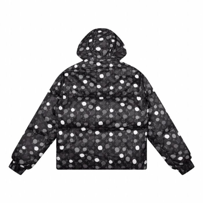 Jacket Louis Vuitton Polka Dot Puffer LV022 - Image 2