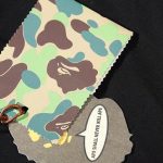 T-shirt BAPE Camo Flower Ape Head Black BP050 - Image 8