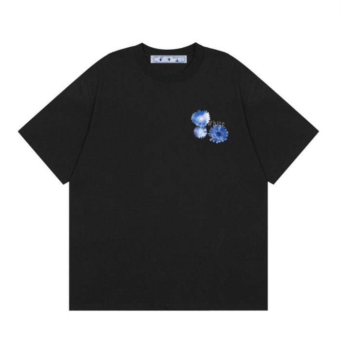 T-shirt Off-White Floral Arrows Graphic OFF024 - Image 3
