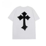 T-shirt Chrome Hearts Large Cross White Logo CH016 - Image 2