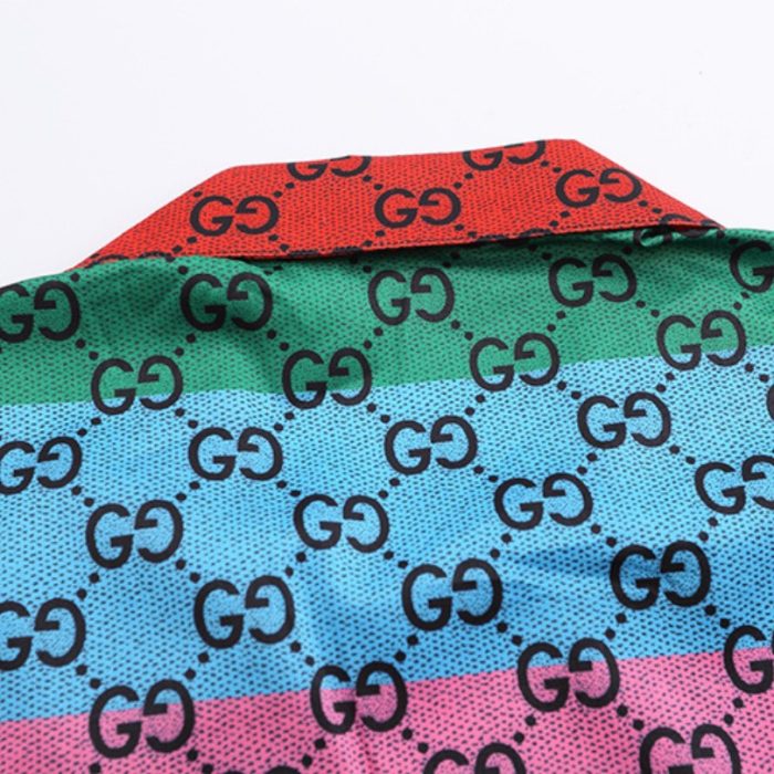 Shirt Gucci Rainbow Monogram GC082 - Image 5