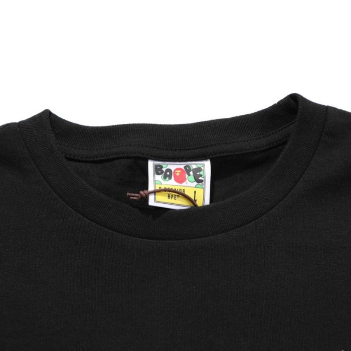 T-shirt BAPE Japan Map Embroidery Black BP010 - Image 14