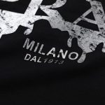 T-shirt Prada Milano Black Drip Logo PD035 - Image 5