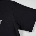T-shirt Prada Crest Logo Black PD018 - Image 6