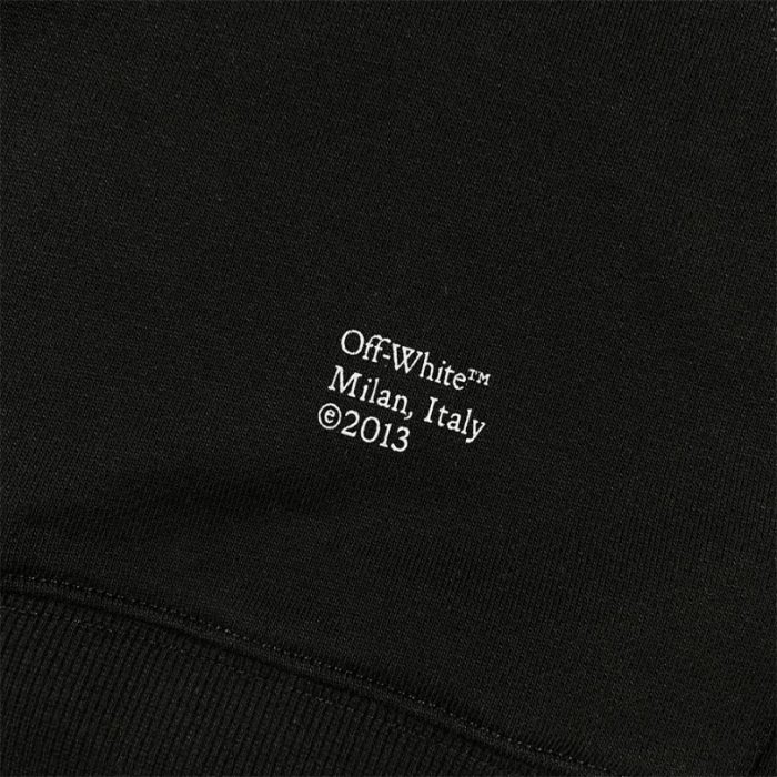 Hoodie Off-White Arrows Skull Black OFF011 - Image 9
