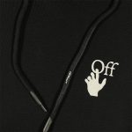 Hoodie Off-White Arrows Skull Black OFF011 - Image 4