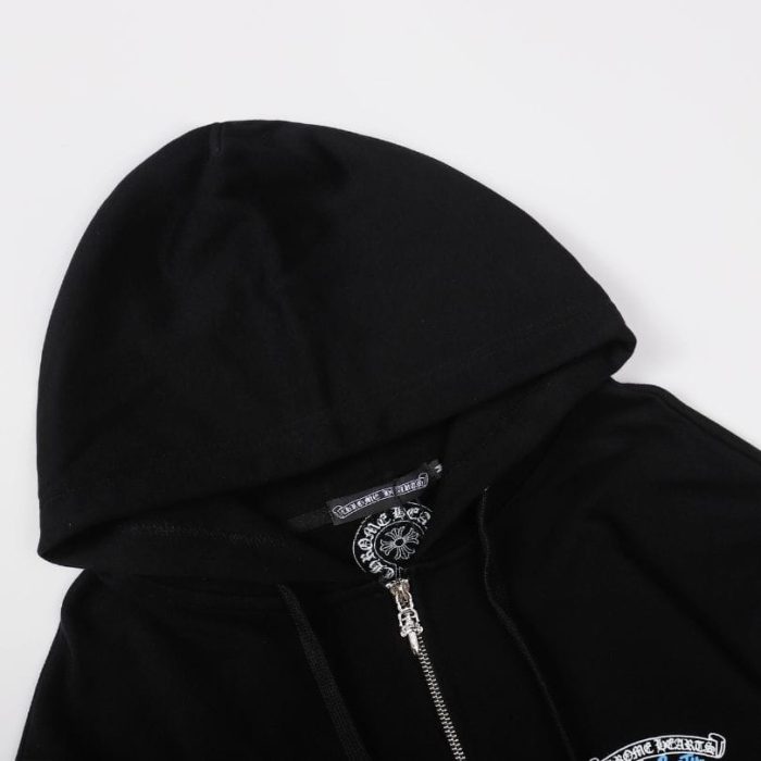 Hoodie Chrome Hearts St. Barth Black CH082 - Image 8