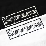 T-shirt Supreme Box Logo Outline White SP026 - Image 5
