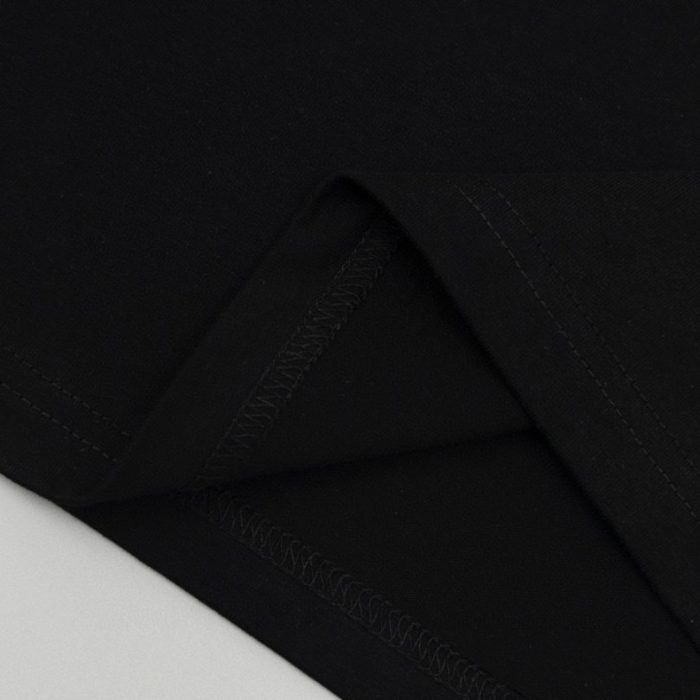 T-shirt Prada Black Graphic Logo PD038 - Image 5
