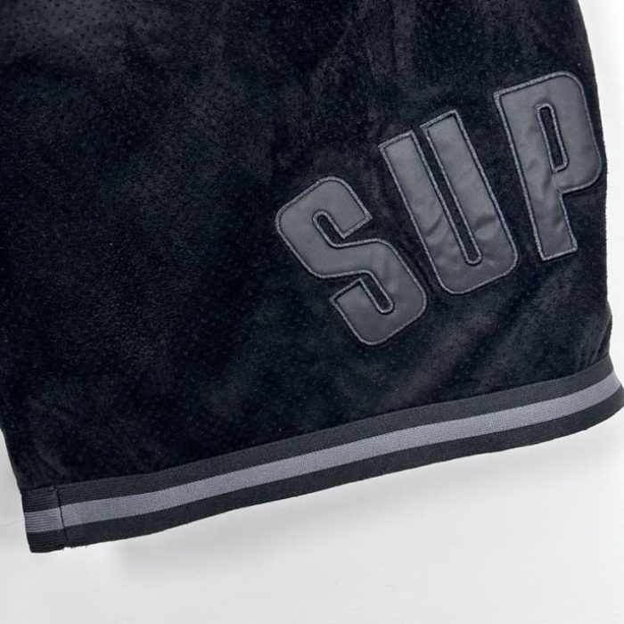 Shorts Supreme Velour Logo Embroidery SP039 - Image 5