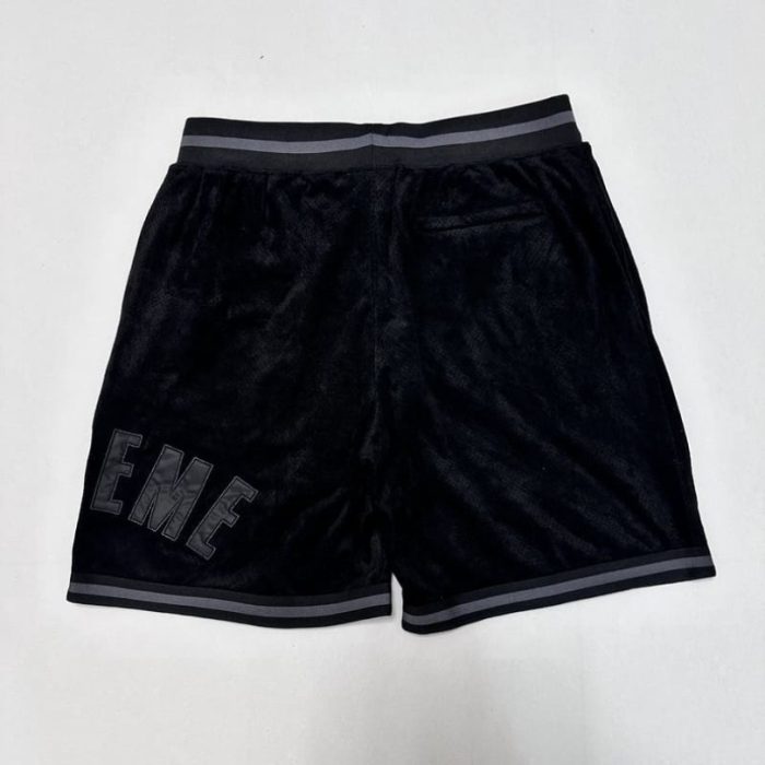 Shorts Supreme Velour Logo Embroidery SP039 - Image 4