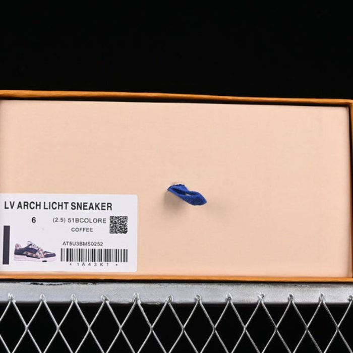 Louis Vuitton Trainer Damier Ebene Multi LV020 - Image 13