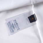 T-shirt Louis Vuitton Blue Graffiti White Logo LV021 - Image 9