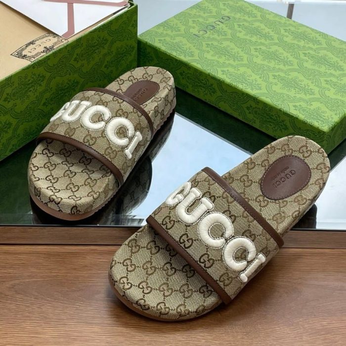 Slides Gucci Flower Retro GC137 - Image 4
