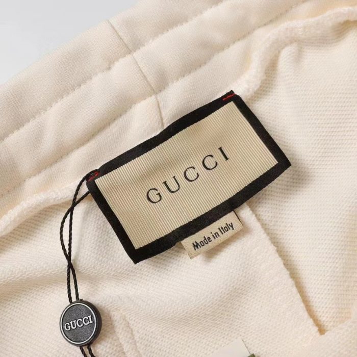 Shorts Gucci Logo White GC084 - Image 5