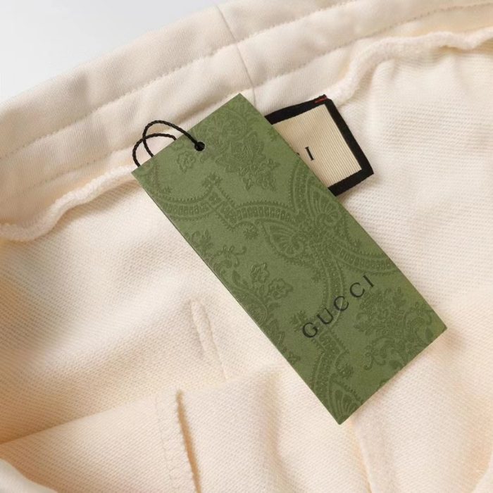 Shorts Gucci Logo White GC084 - Image 4