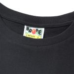 T-shirt BAPE Shark Embroidery Black BP012 - Image 9