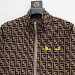 Set Tracksuit Fendi FF Monogram Beige FE006 - Image 5