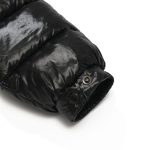 Jacket Puffer Moncler Black with Hood MCL009 - Image 8