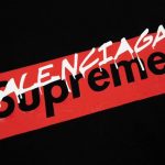 T-shirt Balenciaga x Supreme Collab Black SP029 - Image 4