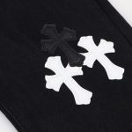 Jeans Chrome Hearts Black White Cross Patch CH025 - Image 7