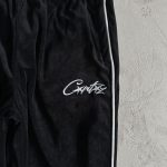 Tracksuit Corteiz Velour Black with White Logo CZ007 - Image 10