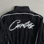 Tracksuit Corteiz Velour Black with White Logo CZ007 - Image 9