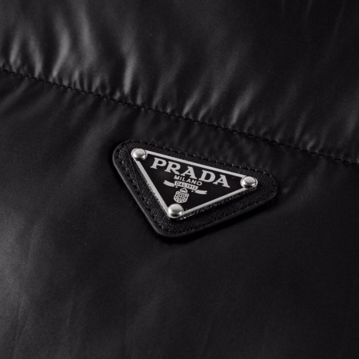Jacket Puffer Prada Black and White PD048 - Image 6
