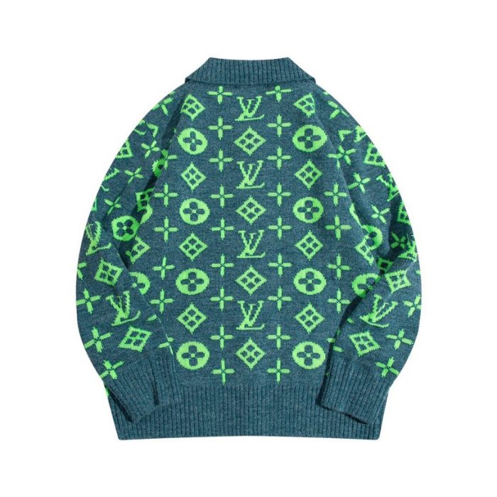 Cardigan Louis Vuitton LV Monogram Knit LV057 - Image 5