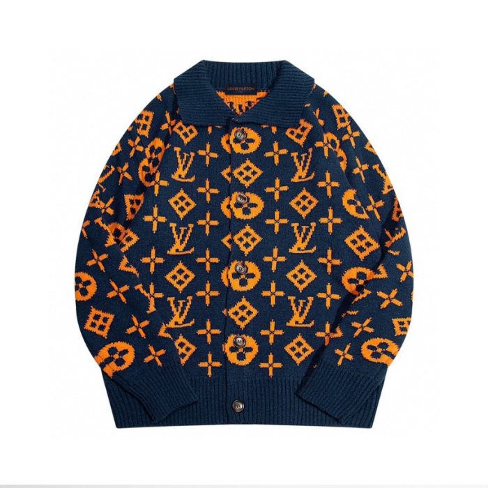 Cardigan Louis Vuitton LV Monogram Knit LV057 - Image 3