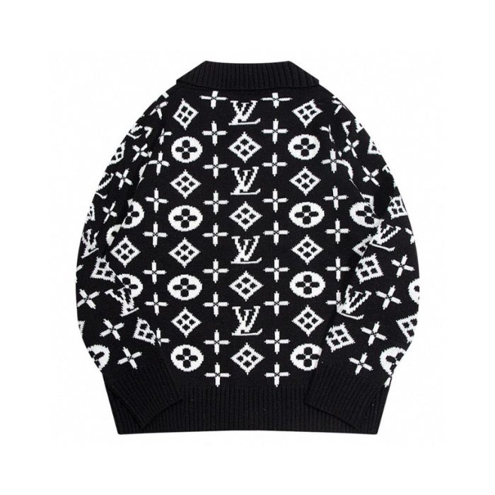 Cardigan Louis Vuitton LV Monogram Knit LV057 - Image 4
