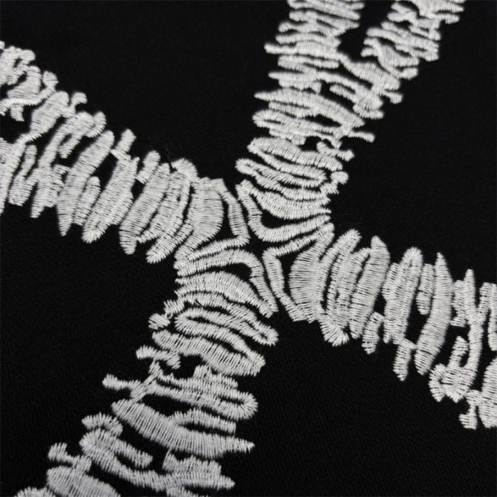 Hoodie Off-White Black Graphic OFF015 - Image 6