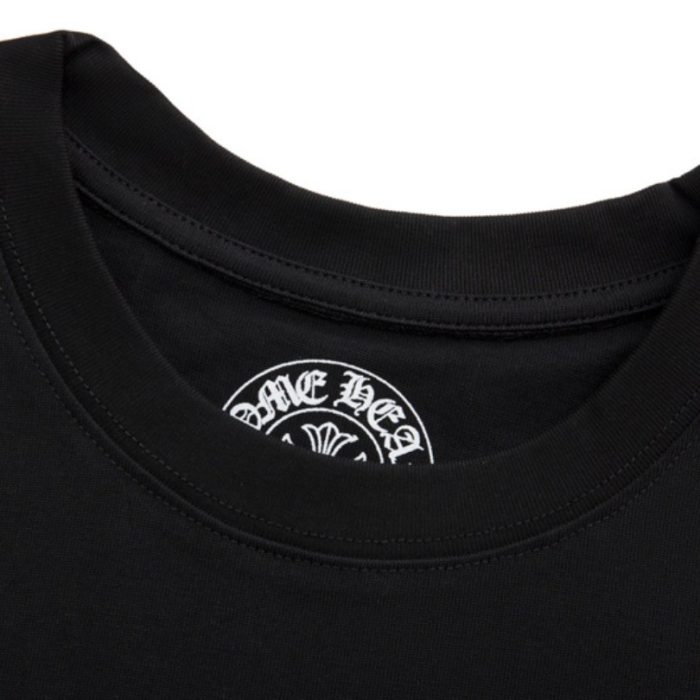 T-shirt Chrome Hearts Red Cross Crest Black CH004 - Image 10
