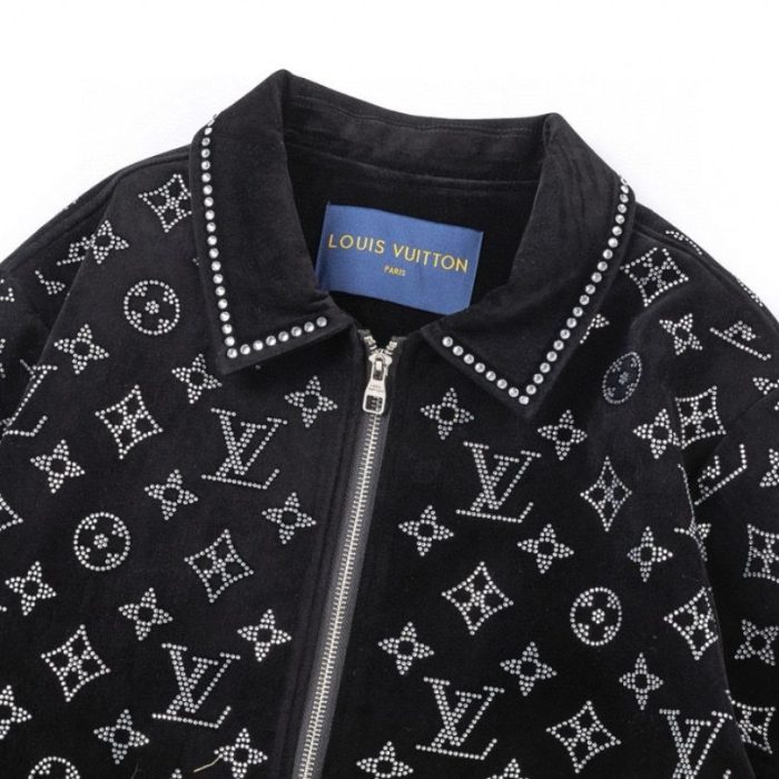 Jacket Louis Vuitton LV Monogram Studded LV053 - Image 8