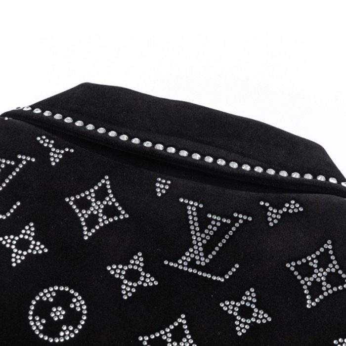 Jacket Louis Vuitton LV Monogram Studded LV053 - Image 5