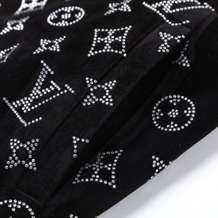 Jacket Louis Vuitton LV Monogram Studded LV053 - Image 6
