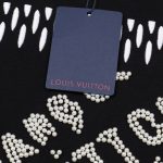 T-shirt Louis Vuitton Graphic Print Black LV023 - Image 9